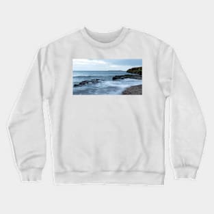 The sea at Amble, Northumberland Crewneck Sweatshirt